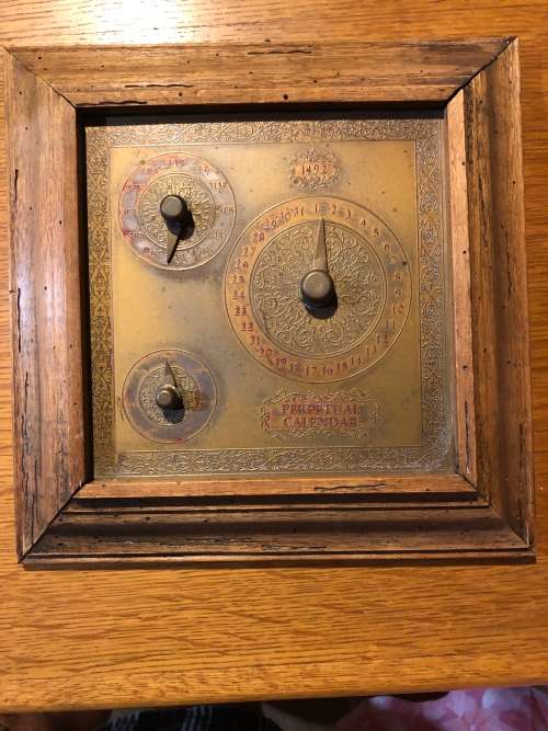 Beautiful old Perpetual Calender