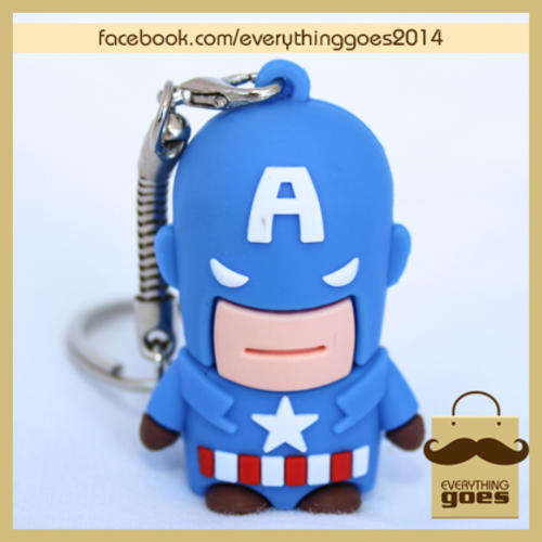 Captain America Flash Drive - 8 GB - USB 2.0