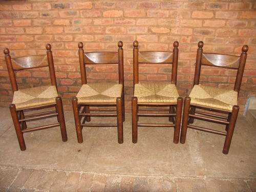 SET OF 4 ANTIQUE CHAIRS IN VERY GOOD CONDITION. BID/CHAIR TO TAKE ALL 4.