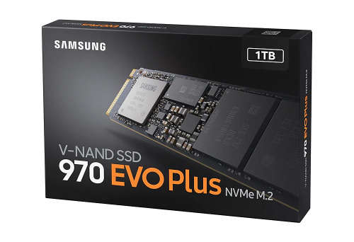 Samsung 970 EVO Plus 1TB M.2 PCI-e Gen 3.0 x 4, NVMe 1.3 Solid State Drive (SSD)