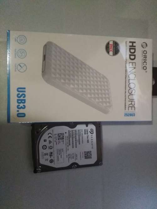 Seagate 500GB Thin Laptop HDD and Orico Enclosure