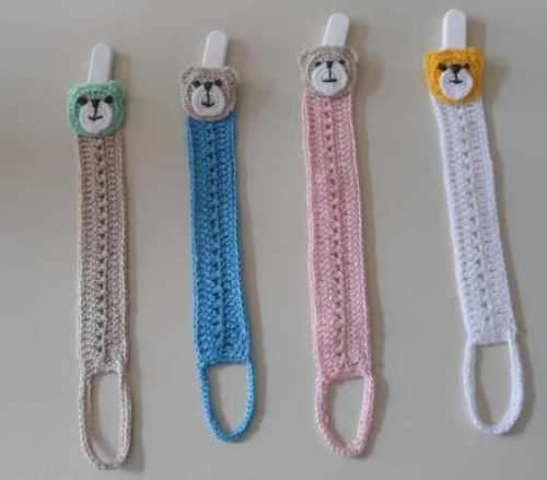 Baby pacifier-dummy clips