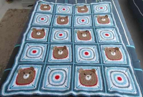 'Teddy" Baby Blanket
