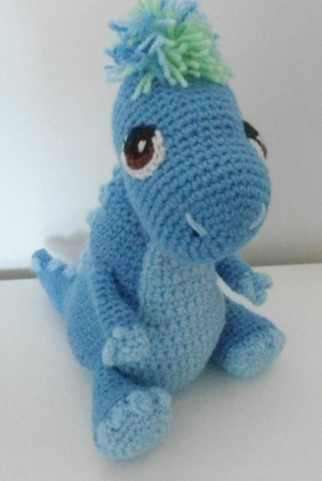 Dinosaur-Crocheted