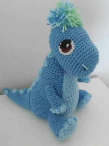 Dinosaur-Crocheted