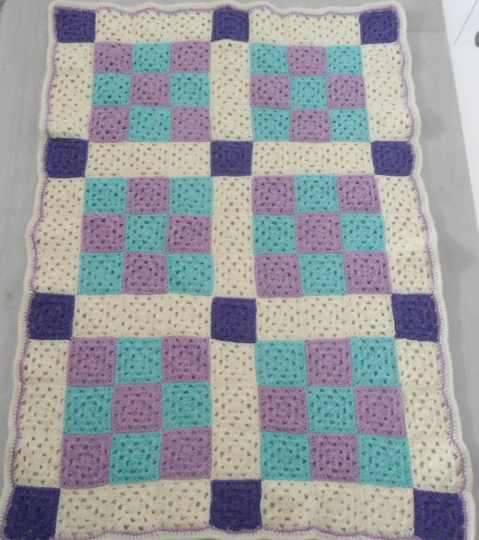 Baby Patchwork Crocheted Blanket