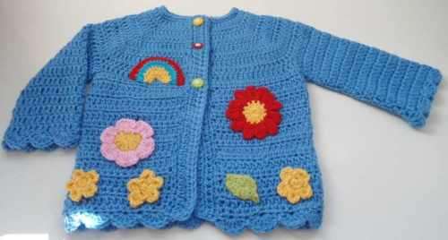 Crochet-Baby- Toddler jacket.