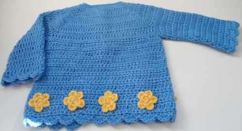 Crochet-Baby- Toddler jacket.