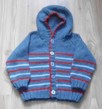 Baby-Toddler Knitted Hoodie