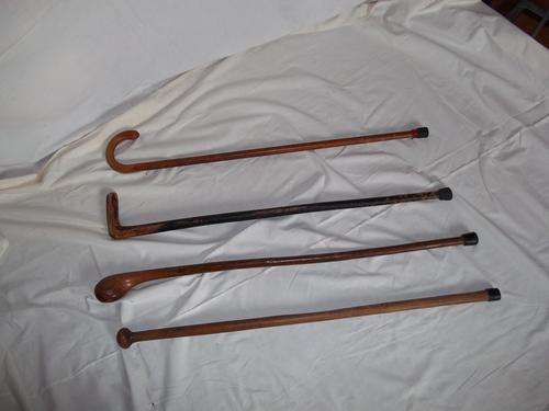 Walking sticks x 4