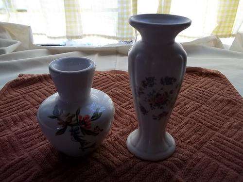 Vases x 2, ceramic