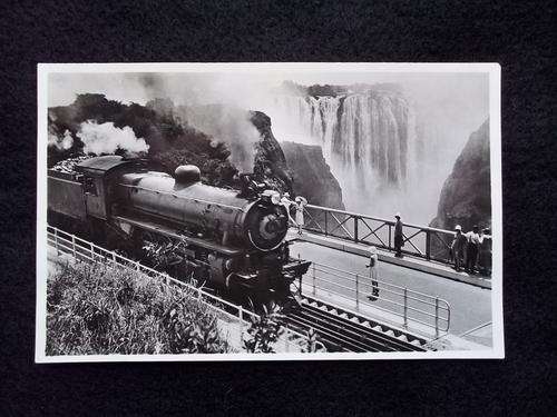 Post Card, Steam Train by Victoria Falls