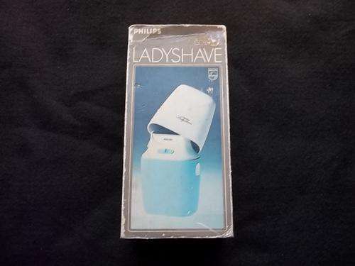 Lady Shaver, Phillips cordless ladyshave in box, blue and white