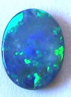 9.00 x 7.00 mm Oval Doublet Australian Opal  1.56 cts.