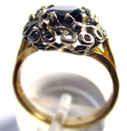 14 ct Gold and Genuine Sapphire Ring