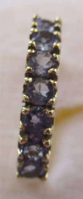 9ct  Solid Gold Genuine Tanzanite Ring