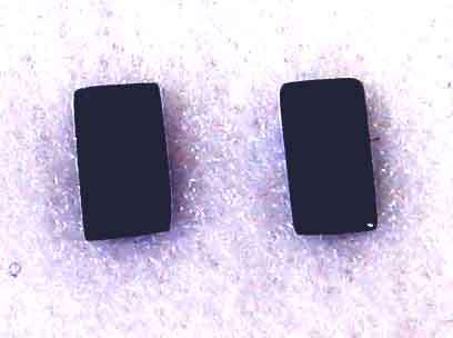 1 Lot, 2 Pieces of 4.00 x 2.00 mm Baguette cut Blue Sapphires , Total Carat Weight 0.33 ct.