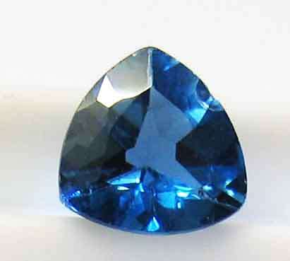 8.00 mm  Trillion cut '' London " Blue Topaz 1.88 ct.