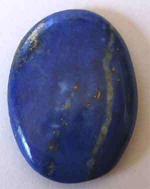 Genuine stone , 22.00 x 18.00 mm Oval Lapis lazuli 10.74 ct.