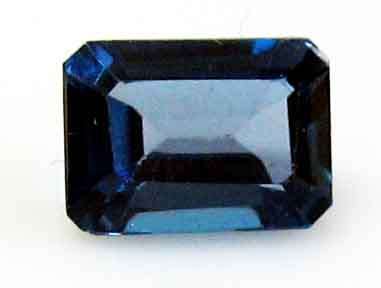 7.00 x 5.00 mm Octagonal cut London Blue Topaz  1.37 ct.
