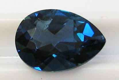 10.00 x 7.00 mm Pear faceted cut London - Blue Topaz 2.56  ct.