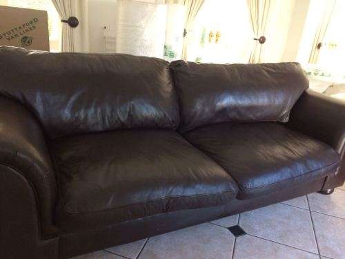 Genuine Leather Couche 3 seater Corriecraft