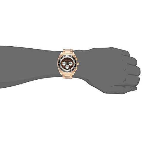 MUST HAVE !! CARAVELLE NEW YORK® MEN'S ANALOG DISPLAY JAPANESE QUARTZ ROSE GOLD WATCH W/BOX