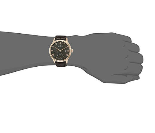 **Genuine**Lucien Piccard Swiss Legend Men's  Volos Analog Display Japanese Quartz Brown Watch