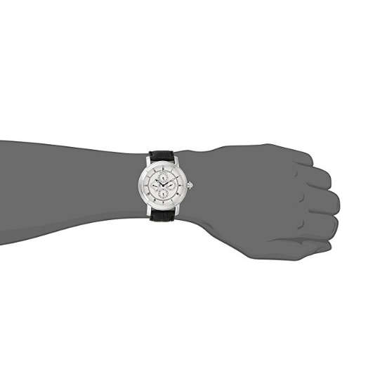 LUCIEN PICCARD® SWISS LEGEND LEATHER BAND  WATCH W/ BOX & MANUAL