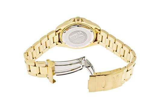 INVICTA® MEN'S PRO DIVER GOLD DIAL "18K GOLD ION-PLATED" WATCH W/ MANUAL,BOX & INSTRUCTIONS