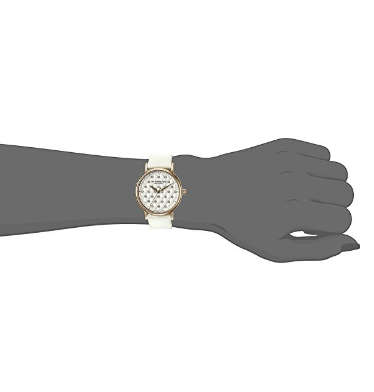 **AUTHENTIC**STUHRLING ORIGINAL® WOMEN'S SYMPHONY ANALOG DISPLAY SWISS QUARTZ WHITE WATCH