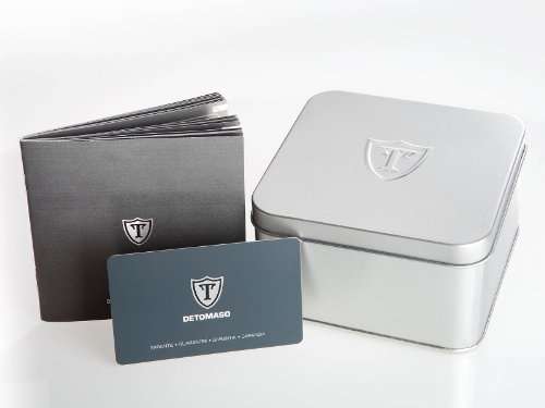 *RRP R8,499.99* DETOMASO® MENS FIRENZE CHRONOGRAPH TREND ANALOG DISPLAY JAPANESE QUARTZ SILVER WATCH