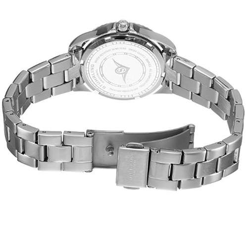 STUHRLING ORIGINAL® WOMEN'S "SYMPHONY" SWISS QUARTZ SWAROVSKI CRYSTAL-ACCENTED GREY DIAL WATCH BNIB