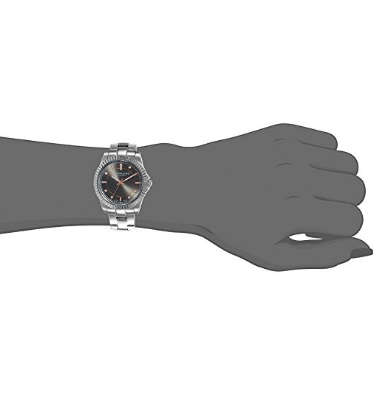 STUHRLING ORIGINAL® WOMEN'S "SYMPHONY" SWISS QUARTZ SWAROVSKI CRYSTAL-ACCENTED GREY DIAL WATCH BNIB