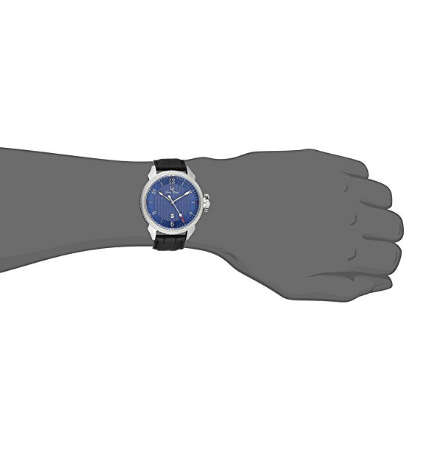 **RRP R7323.08**LUCIEN PICCARD® SWISS LEGEND LEATHER BAND CASUAL WATCH W/ BOX & MANUAL