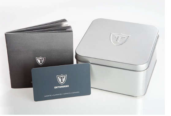 *RRP R8,499.99* DETOMASO® MENS FIRENZE CHRONOGRAPH TREND ANALOG DISPLAY JAPANESE QUARTZ SILVER WATCH