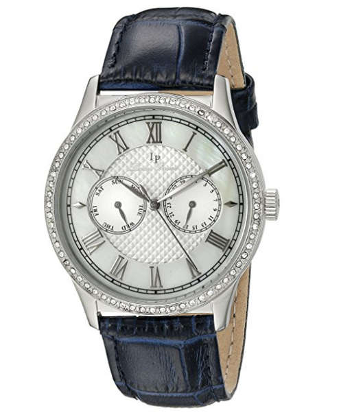 **RRP R6999.99**LUCIEN PICCARD® SWISS LEGEND WOMEN'S  BRELA STAINLESS STEEL WATCH W/ BOX & MANUAL