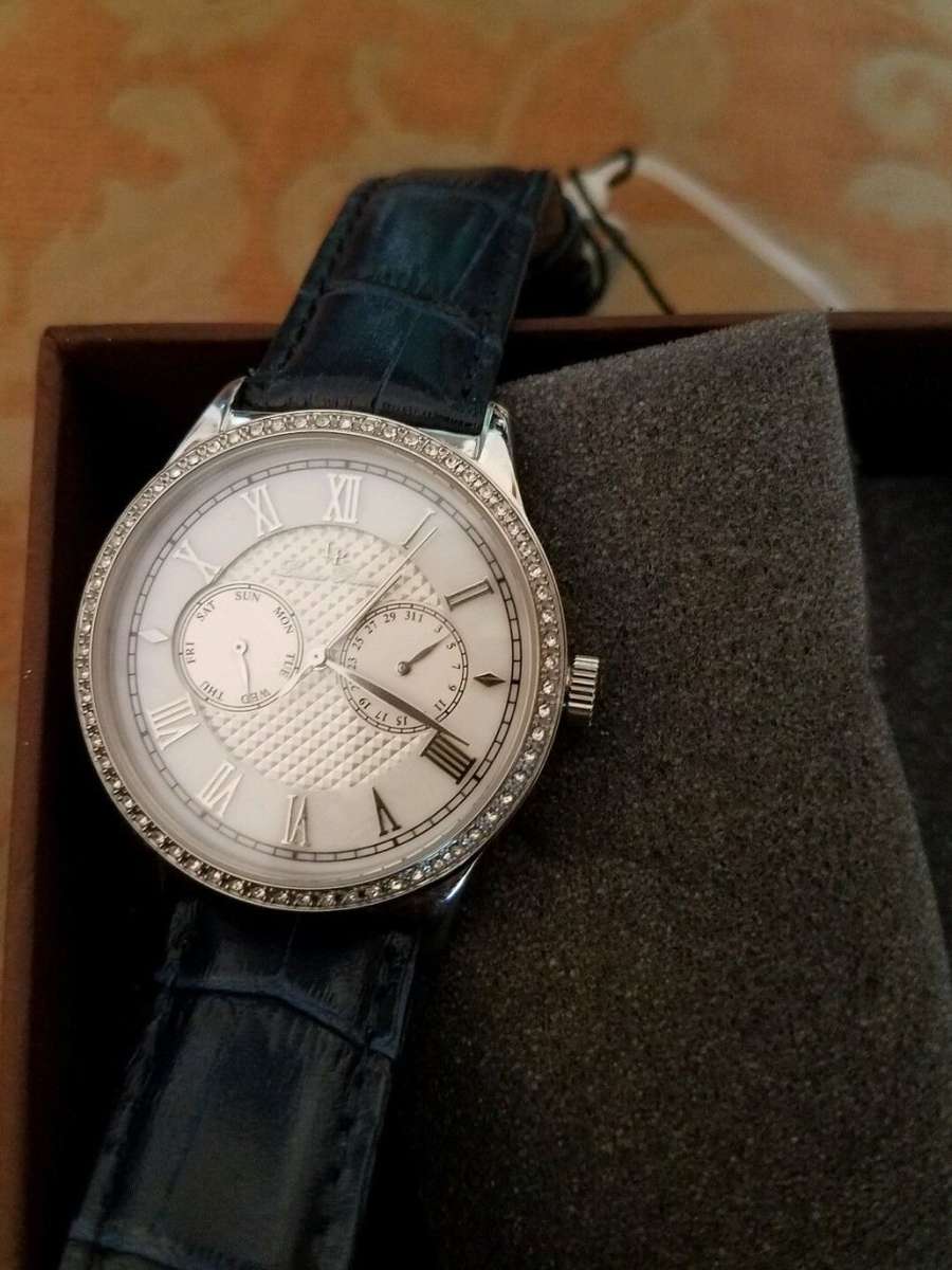 **RRP R6999.99**LUCIEN PICCARD® SWISS LEGEND WOMEN'S  BRELA STAINLESS STEEL WATCH W/ BOX & MANUAL