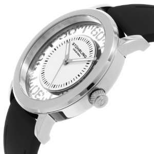 LATE ENTRY - R 7, 247.22 I STUHRLING ORIGINAL WOMEN SYMPHONY QUARTZ BLACK SILICONE STRAP WATCH BNIB