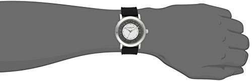 LATE ENTRY - R 7, 247.22 I STUHRLING ORIGINAL WOMEN SYMPHONY QUARTZ BLACK SILICONE STRAP WATCH BNIB