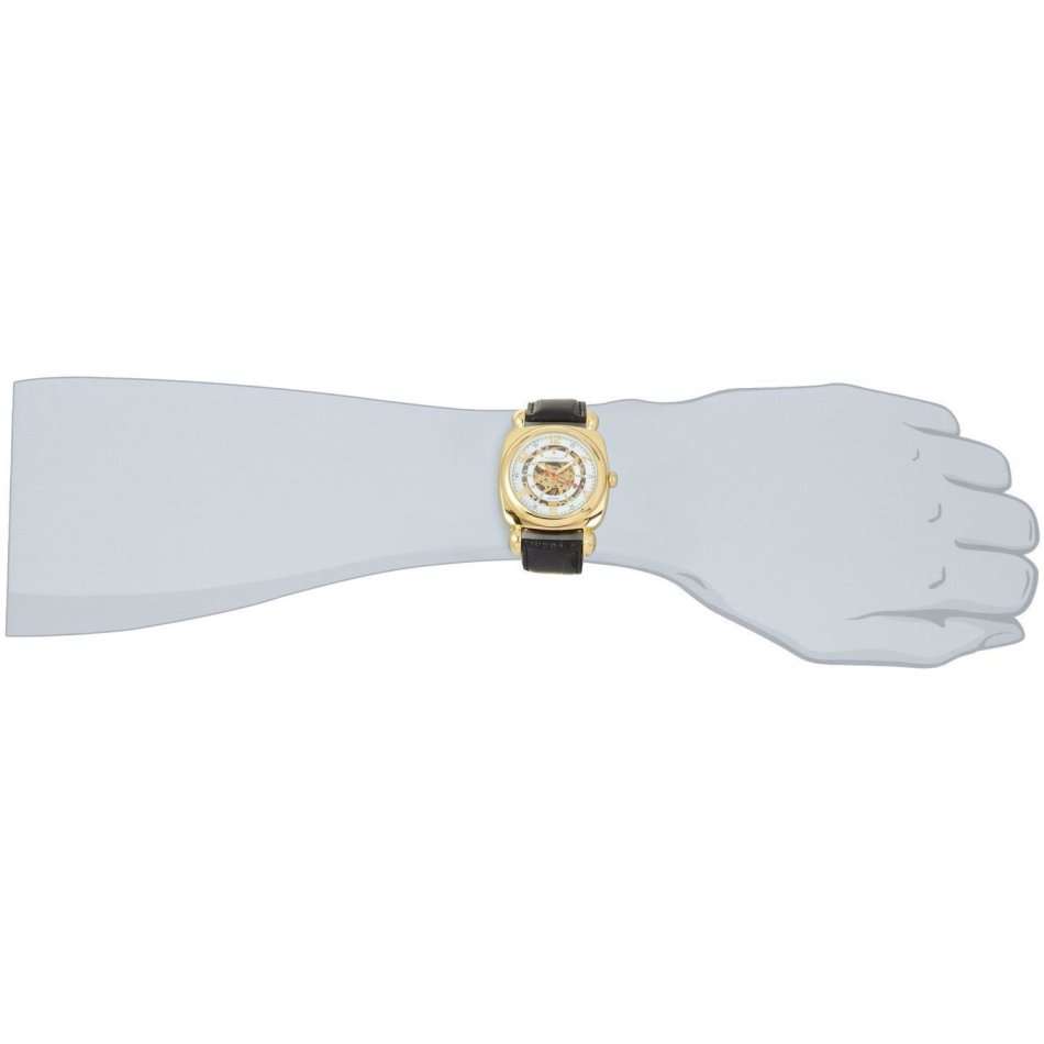 -I LATE ENTRY I RRP R6499.99  I- AKRIBOS XXIV® MEN'S 42MM CALFSKIN BAND METAL CASE AUTOMATIC WATCH