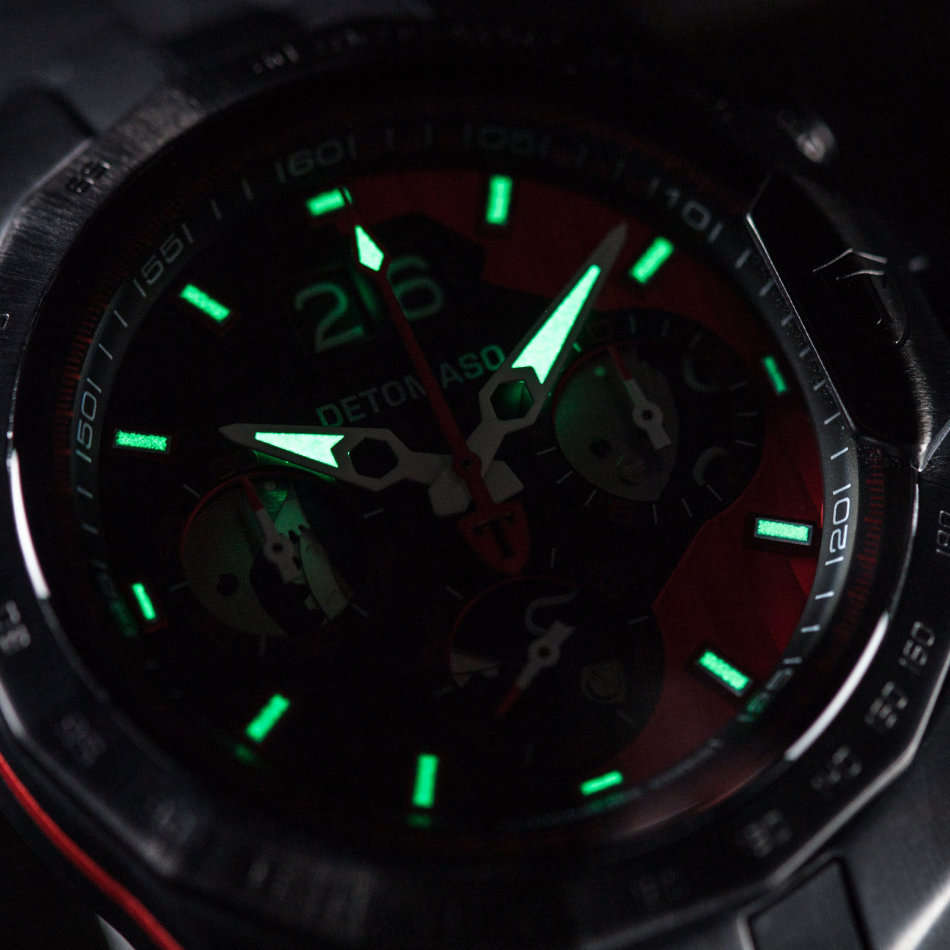 EXCLUSIVE !!! - READY TO SHIP I DETOMASO ADRENALINE JUNKIE Chronograph Mens Watch Stainless Steel