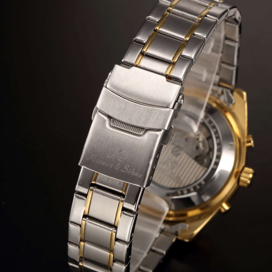 -I Late Entry !!! I GENUINE I- KRONEN & SÖHNE  17 Jewels Automatic Mechanical  Stainless Steel Watch