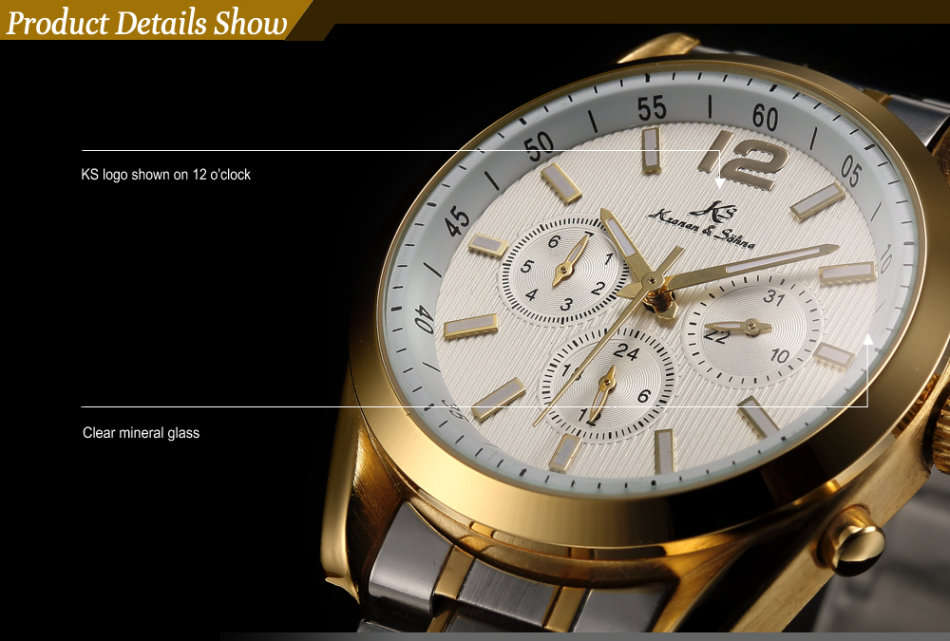 -I Late Entry !!! I GENUINE I- KRONEN & SÖHNE  17 Jewels Automatic Mechanical  Stainless Steel Watch