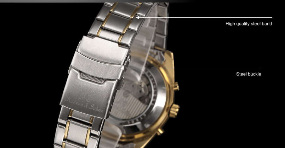 -I Late Entry !!! I GENUINE I- KRONEN & SÖHNE  17 Jewels Automatic Mechanical  Stainless Steel Watch