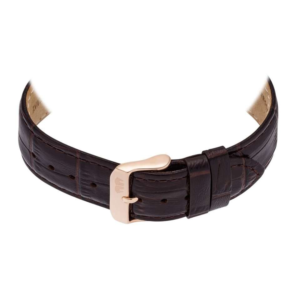 EXCLUSIVE I GENUINE I RHODENWALD & SÖHNE MENS M/FUNCTION   QUARTZ MOVEMENT 5 ATM LEATHER BAND WATCH