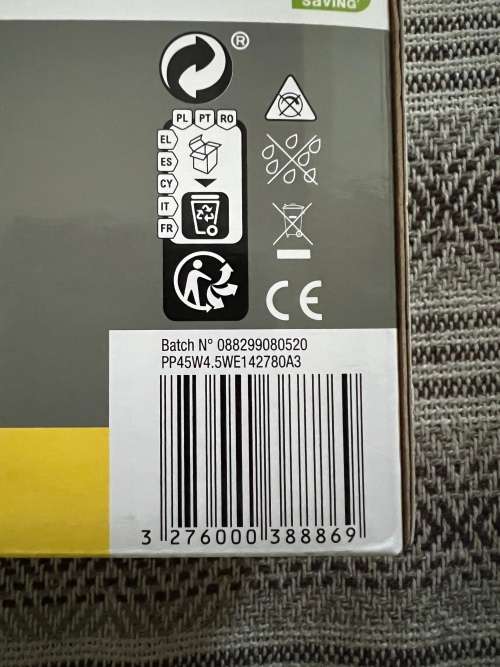 LED filament LEXMAN G45 E27 4.5W 470lm 2700K 15000H 3 pack