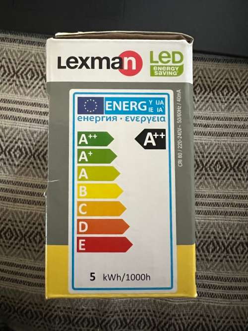 LED filament LEXMAN G45 E27 4.5W 470lm 2700K 15000H 3 pack