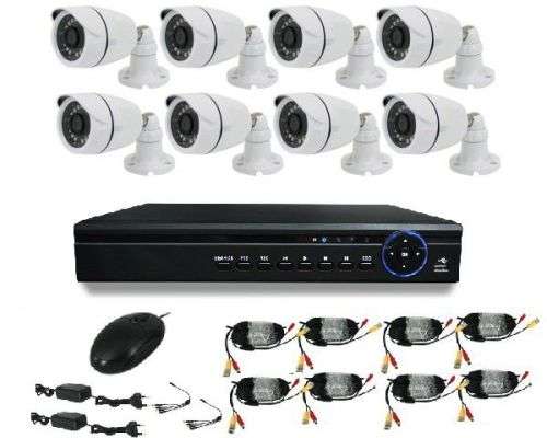 8 Channel 5MP AHD Latest Software CCTV System, HDMI, Phone Viewing