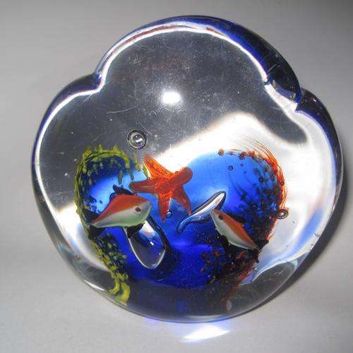 Delightful fishy paperweight